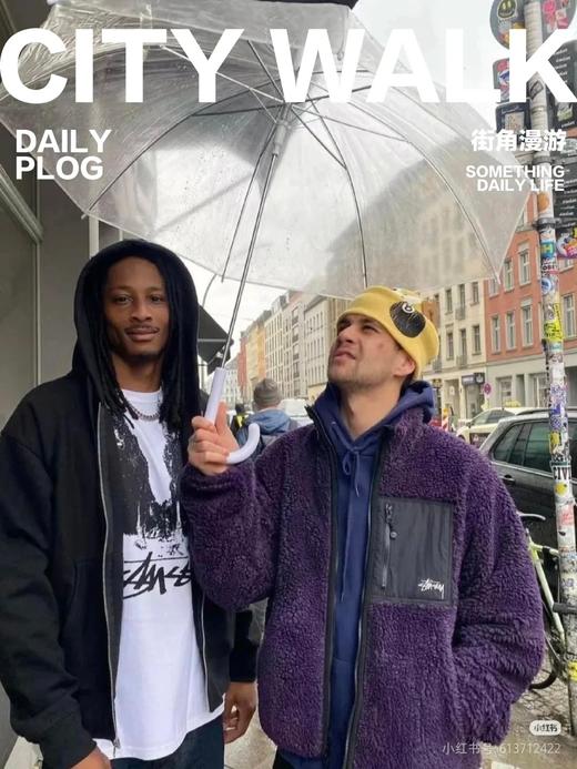 斯图西两面穿的羊羔绒外套...潮人必备.. 商品图1