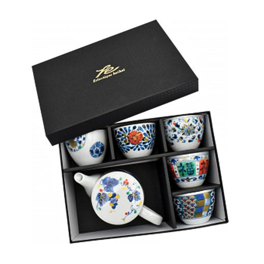 和蓝古浪漫一壶五杯茶具 商品图0