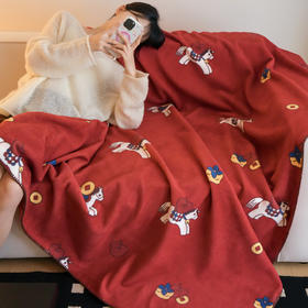 【换季出清】自然醒秋冬仿羊毛绒毛毯-花园小马系列MT