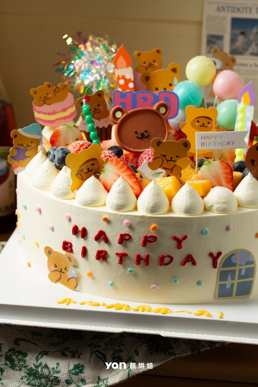 生日熊蛋糕 商品图1