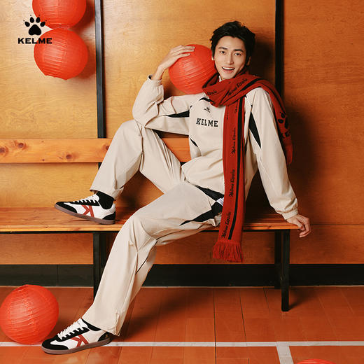 卡尔美有球必应男士立领梭织外套6614WT1015 商品图0