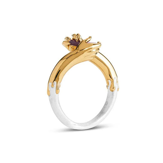 订购12周到｜Kasun-Together-携手 紫水晶 戒指［英国设计师］ 商品图3