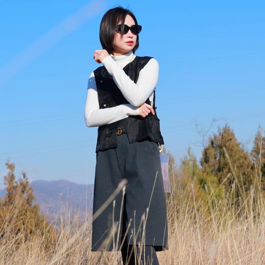 【抖音专属】马甲（24704837-玄黑） 商品图0