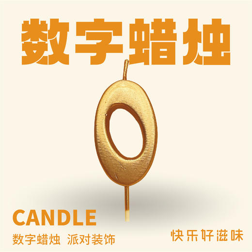 JLY炫彩数字蜡烛0 商品图0