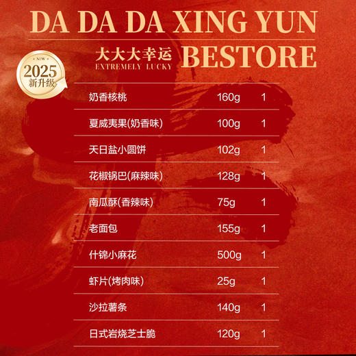 良品铺子 大大大幸运1505g【年货】SKT 商品图4