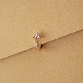 北京仓｜Leo sedim-GINKGO-金色 单只 耳钉［法国设计师］