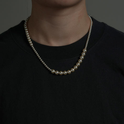 北京仓｜Naoko Ogawa-Imperfect-独家款 不间断 珍珠 项链（奶白色）［日本设计师］ 商品图1