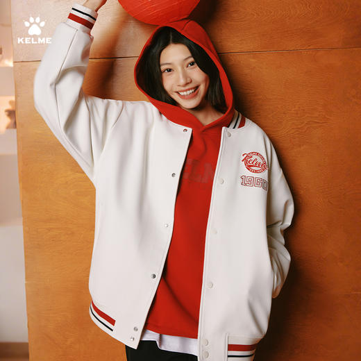 卡尔美有球必应系列男士针织棒球服6614WT1012 商品图0