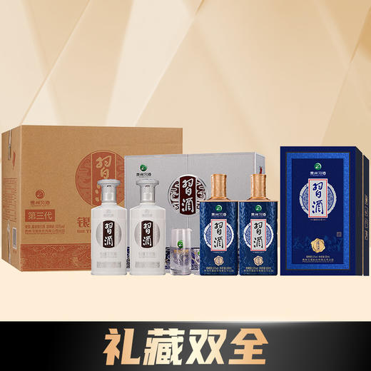 【到手8瓶】习酒银质礼盒500ml*6+习酒马年500ml*2 商品图0