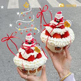 邻居的DIY课堂  | 12月20日圣诞小熊草莓碗+手绘圣诞桌布课