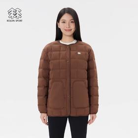 两棵树家KL的羽绒衣防泼水防风女款内胆轻量排骨鹅绒服