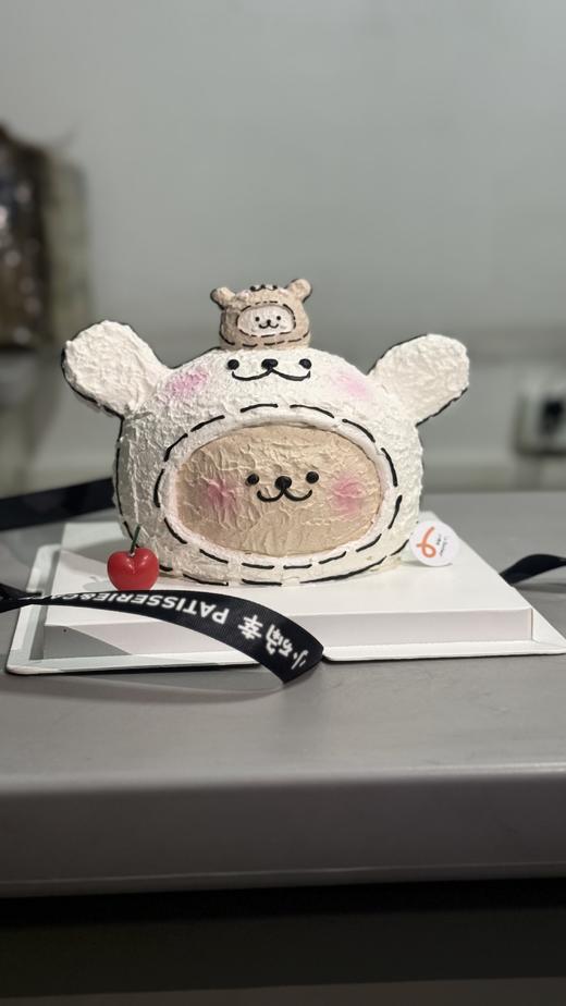 线条小狗汪汪汪·奶油蛋糕 商品图0