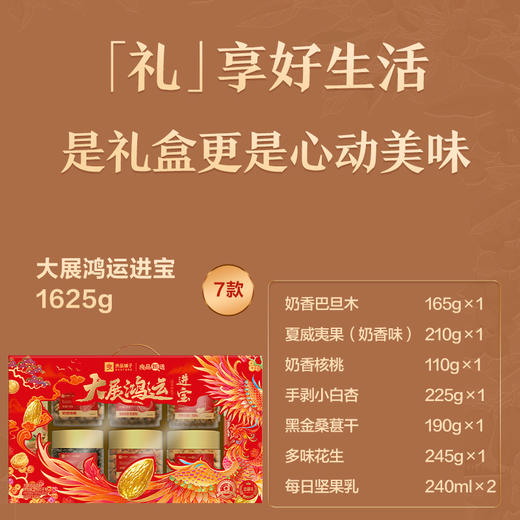 良品铺子 大展鸿运进宝1625g【年货】SKT 商品图1