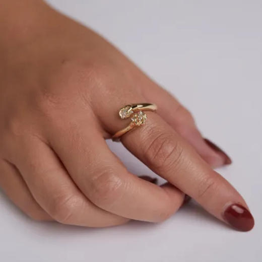 订购12周到｜Kasun-Together-携手 钻石 戒指［英国设计师］ 商品图6