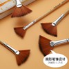 卫庄扇形笔 尼龙毛水粉笔 水彩丙烯联考艺考油画笔套装 商品缩略图2