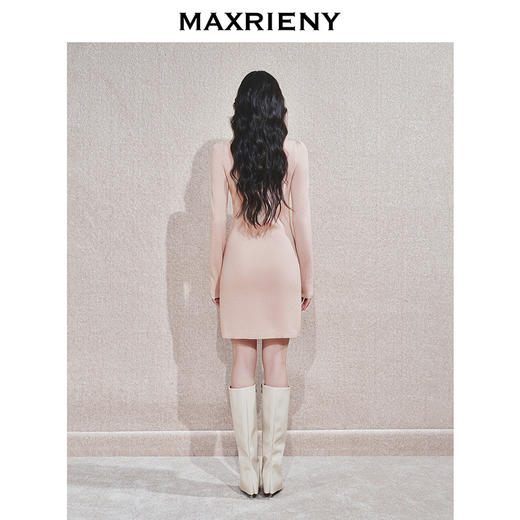 【冬日逸境-商场同款】MAXRIENY精致名媛气质高级感连衣裙(货号:MC85DR794) 商品图3