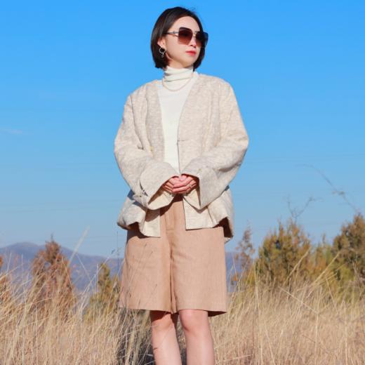 【2026东衣作】新中式棉服（25802209听雪） 商品图0