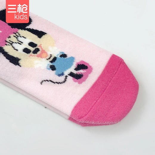 Threegun三枪 少儿抗菌直筒袜(1双装)-9D155Z011 商品图5