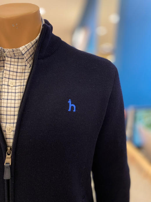 哈吉斯家男士羊毛挂里子开衫 商品图4