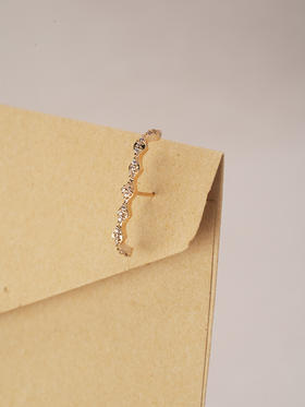 北京仓｜Leo Sedim-CADENCE-金色 锆石 单只 耳钉［法国设计师］