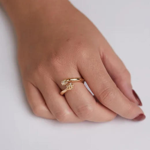 订购12周到｜Kasun-Together-携手 钻石 戒指［英国设计师］ 商品图2