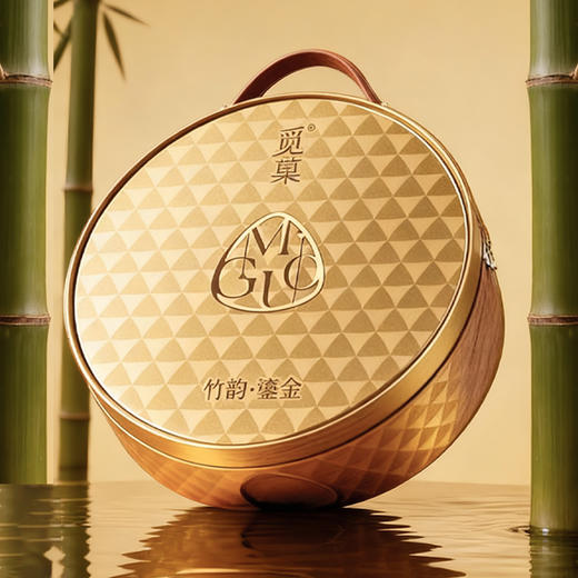 觅菓礼盒鎏金款6罐（竹韵）1065g【年货】KY 商品图1