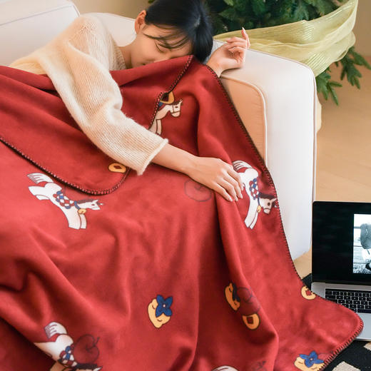 【换季出清】自然醒秋冬仿羊毛绒毛毯-花园小马系列MT 商品图4