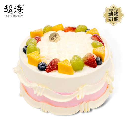 粉色少女 生日蛋糕 商品图0