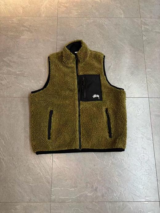 斯图西两面穿的马甲..很有范儿...男女同款 商品图2