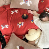【换季出清】自然醒高克重牛奶绒四件套-发财小马（送元宝抱枕）MT 商品缩略图6
