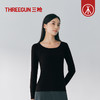 Threegun三枪 【莫代尔】圆领女士长袖上衣打底衫-24012A011 商品缩略图0
