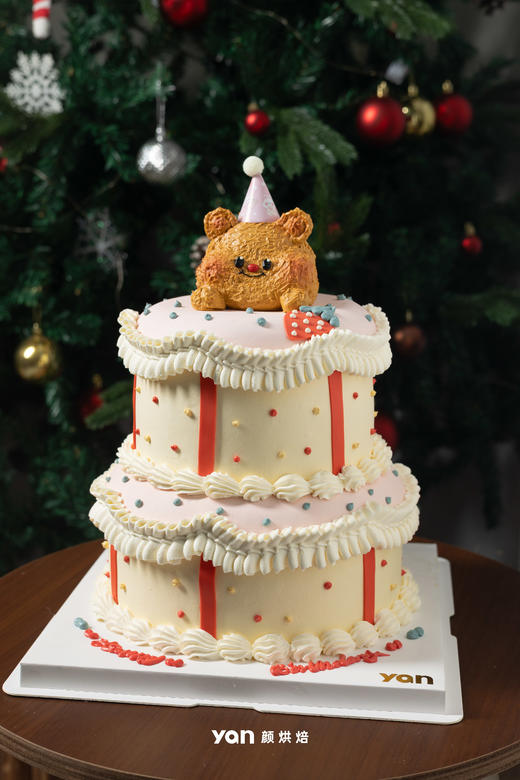 黄油小熊双层蛋糕 商品图0