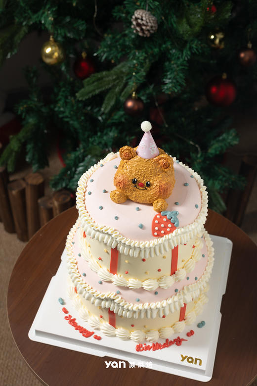 黄油小熊双层蛋糕 商品图1