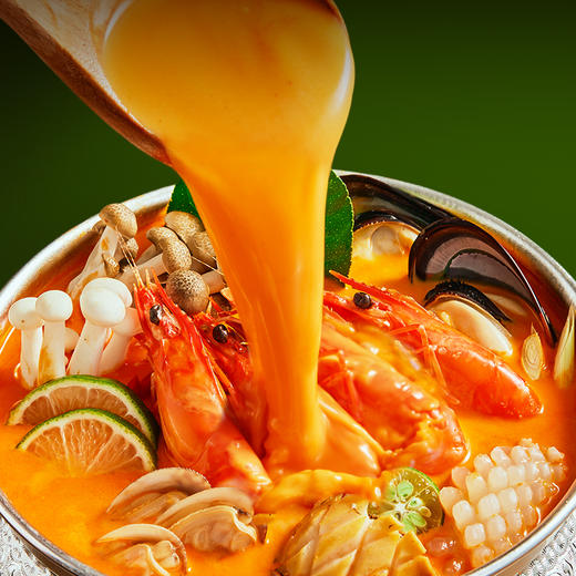 加点滋味泰式椰香冬阴功风味火锅汤底140g*3盒 商品图3