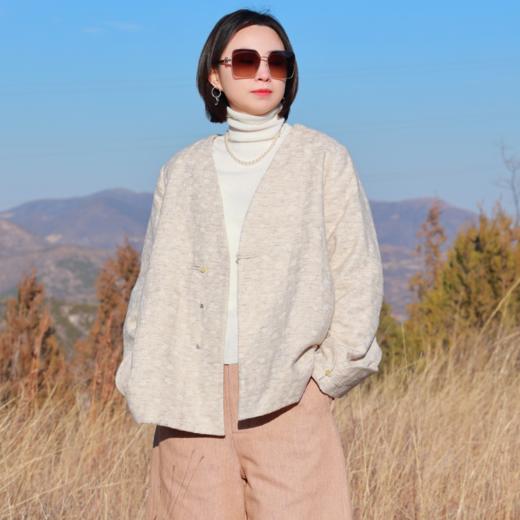 【2026东衣作】新中式棉服（25802209听雪） 商品图4