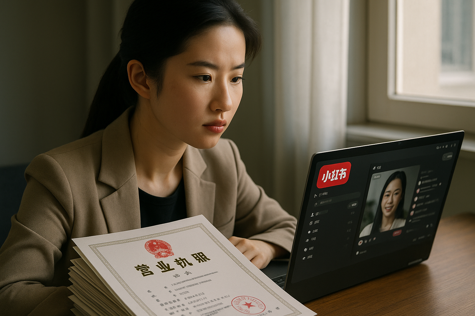 小红书直播卖货必须有营业执照吗？