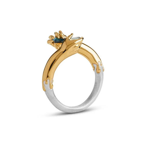 订购12周到｜Kasun-Together-携手 伦敦蓝托帕石 戒指［英国设计师］ 商品图2