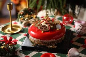 红缎星芒黑巧慕斯(提前两天预定)