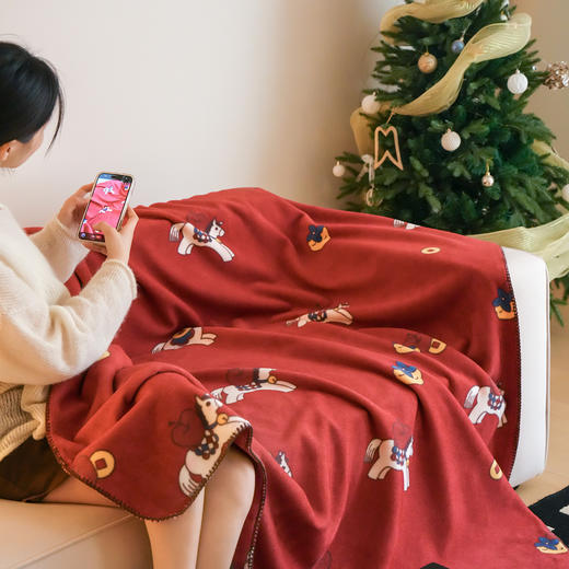 【换季出清】自然醒秋冬仿羊毛绒毛毯-花园小马系列MT 商品图1