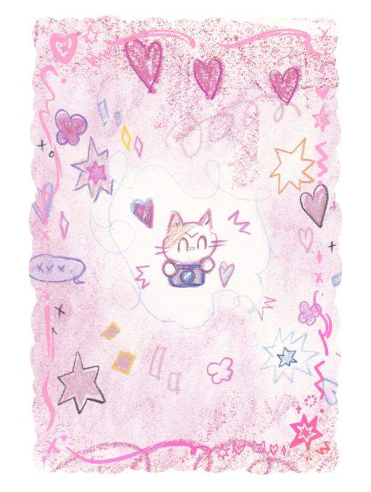 锦江丨马老毛子丨异形烫色明信片 商品图3