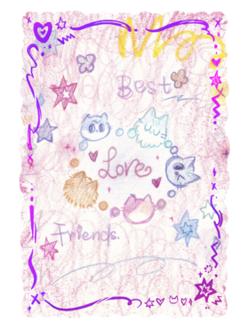 锦江丨马老毛子丨异形烫色明信片