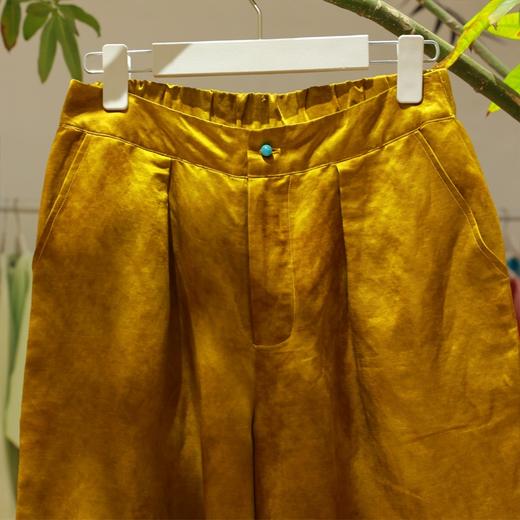 【抖音专属】阔腿裤(24709615-纁黄) 商品图1