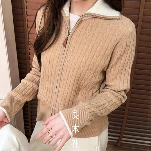 【特价不退换】【预售7天】良木礼绵羊毛开衫（1497） 商品图2