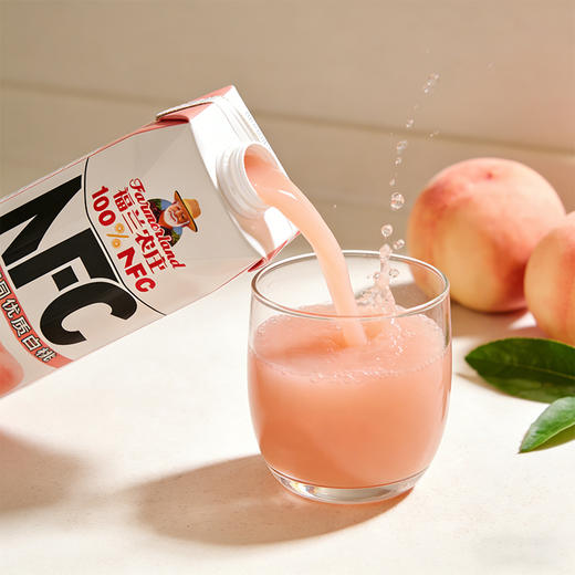 福兰农庄 100%NFC 石榴汁丨白桃汁丨橙汁丨葡萄汁1L/盒 商品图1
