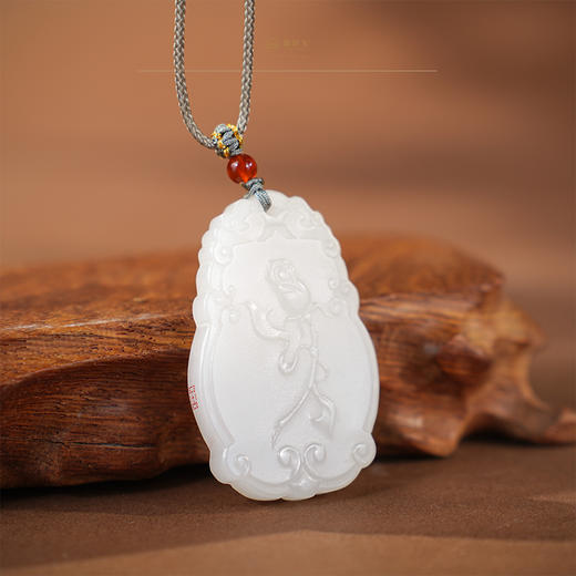 「年礼优选」【心想事成】羊脂玉牌（一口价特惠款） 商品图2