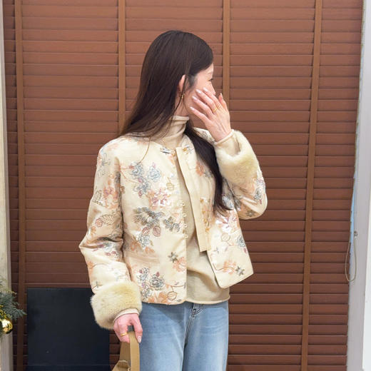 【特价不退换】【预售7天】良木礼水貂外套（1788） 商品图1