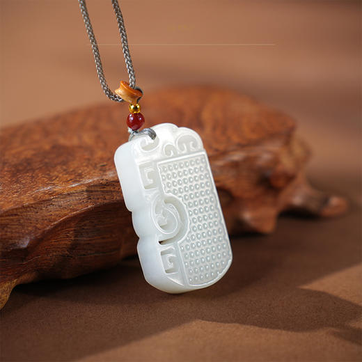 「年礼优选」【龍祈】羊脂玉龙牌（一口价特惠款） 商品图1