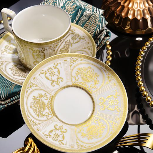 凡瑞斯吉祥金苑19头6人份骨瓷咖啡具 商品图5