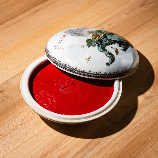 80年代上海西泠印社制“美丽朱砂印泥”（十两装） 商品图10