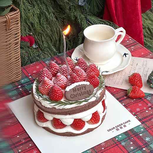 圣诞草莓巧克力布蕾 商品图2